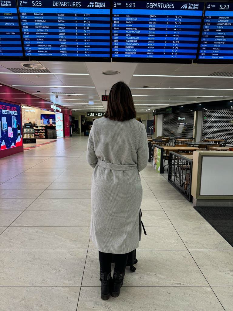 Girl at the airport